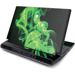 MightySkins Skin for Alienware AREA-51M R2 (2020) - Abstract Black | Protective, Durable, and Unique Vinyl Decal wrap Cover | Easy to Apply, Remove, and Change Styles | Made in The USA