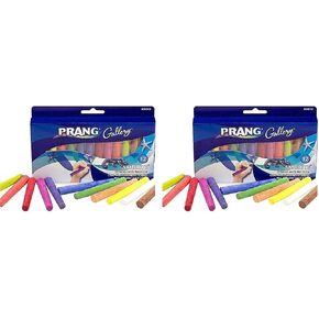 طباشير ورق أمبريت من برانغ جاليري، طباشير ملون للاستخدام على الورق الرطب أو الجاف، مدبب، ألوان متنوعة، (53012)، متعدد الألوان، 12 قطعة (عبوة من قطعة واحدة) in Kuwait