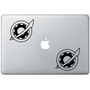 Steins Gate Steins Gate Future Gadget Lab FlashDecals1553 Set of Two (2X), Decal, Sticker, Laptop, Ipad, Car, Truck