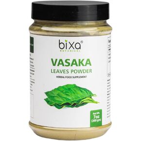 bixa BOTANICAL Vasaka Leaf Powder 1 Pound (16 Oz) (Adhatoda vasaka) Pack of 1 | Herbal Supplement | Helps in Skin Problems Reduce Extra Pitta (Heat) from Body