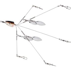 SF 4/8 Blades Alabama Rigs Umbrella Fishing Rigs Lure for Bass Fishing Bait Rigs 9.1inches/23cm