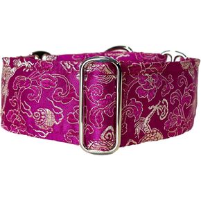Extra Soft Martingale Dog Collar for Greyhound Saluki Whippet and Other Breeds with Similar Neck 2" Wide (XL 17"-22")