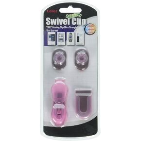 Cellet Pink Attachment Belt Clip Compatible for GPS Walkie-Talkie, Apple iPhone, Samsung Galaxy, GoPro, Garmin inReach, Zoleo