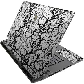 MightySkins Skin for Alienware M15 R3 (2020) & M15 R4 (2021) - Floral Retro | Protective Viny wrap | Easy to Apply and Change Style | Made in The USA