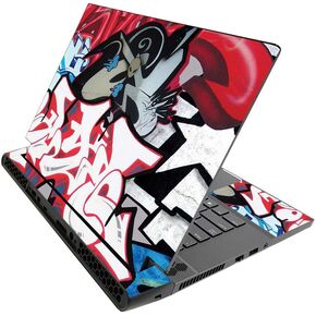 MightySkins Skin for Alienware M15 R3 (2020) & M15 R4 (2021) - Graffiti Mash Up | Protective Viny wrap | Easy to Apply and Change Style | Made in The USA
