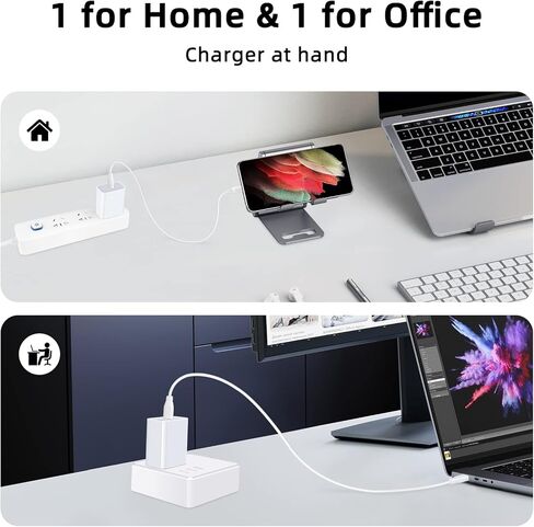 شاحن USB C Samsung سريع لجهاز Galaxy A16 A14 5G A15 A13 A53 A54 A24 A03s S24 S23 S22 Ultra S21 S20 FE، كتلة محول طاقة PD 20 واط وكابل شاحن 6 أقدام C شحن سريع لـ Google Pixel 9 8 7 6 Pro 7A in Kuwait