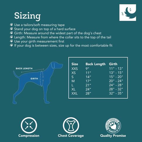 RC Pet Products at Ease Calming Vest, Reduce Anxious Behavior, Swaddling-Like Pressure | XS, Dark Teal in Kuwait