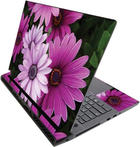 MightySkins Skin for Alienware M17 R3 (2020) & M17 R4 (2021) - Paper Flowers | Protective Viny wrap | Easy to Apply and Change Style | Made in The USA in Saudi Arabia