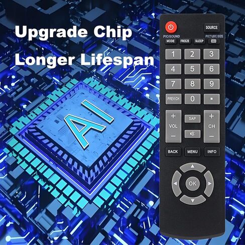 NH305UD استبدال جهاز التحكم عن بعد مناسب لتلفزيون Emerson LCD TV HDTV LF501EM4 LF501EM4F LC320EM3FA LF402EM6 LF402EM6F LF461EM4 LF461EM4A LF501EM4A LF501EM5 LF501EM5F LF501EM6F in Kuwait