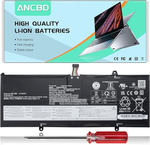 L21M4PE2 L21C4PE2 L21L4PE2 L21D4PE1 Laptop Battery Replacement for Lenovo Yoga 6-13ABR8 Yoga 6 13ALC7 Series SB11F29412 5B11F29411 SB11F29410 5B11F29414 SB11F29418 5B11F29421 15.52V 59Wh/3815mAh in Saudi Arabia