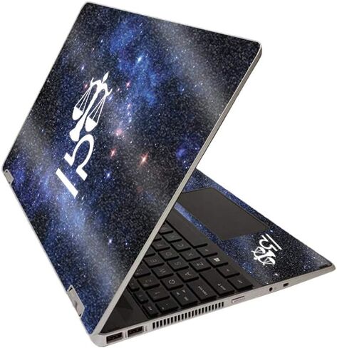 MightySkins Glossy Glitter Skin for HP Pavilion x360 15" (2020) - Sagittarius | Protective, Durable High-Gloss Glitter Finish | Easy to Apply, Remove, and Change Styles | Made in The USA in Saudi Arabia
