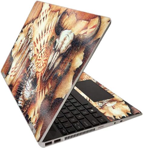 MightySkins Glossy Glitter Skin for HP Pavilion x360 15" (2020) - Sagittarius | Protective, Durable High-Gloss Glitter Finish | Easy to Apply, Remove, and Change Styles | Made in The USA in Saudi Arabia