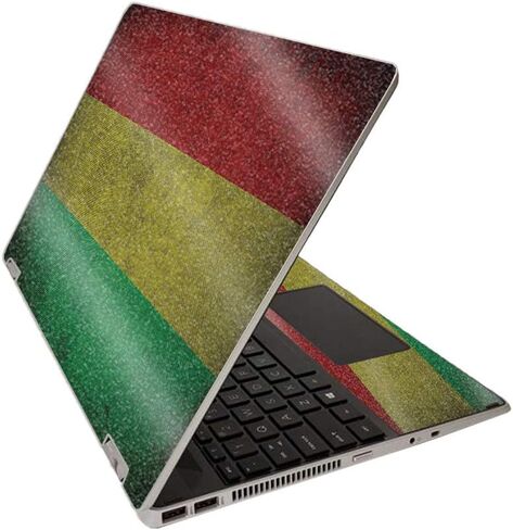 MightySkins Glossy Glitter Skin for HP Pavilion x360 15" (2020) - Yeah Mon | Protective, Durable High-Gloss Glitter Finish | Easy to Apply, Remove, and Change Styles | Made in The USA in Saudi Arabia