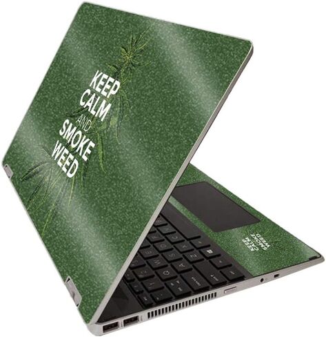 MightySkins Glossy Glitter Skin for HP Pavilion x360 15" (2020) - Yeah Mon | Protective, Durable High-Gloss Glitter Finish | Easy to Apply, Remove, and Change Styles | Made in The USA in Saudi Arabia