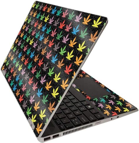 MightySkins Glossy Glitter Skin for HP Pavilion x360 15" (2020) - Yeah Mon | Protective, Durable High-Gloss Glitter Finish | Easy to Apply, Remove, and Change Styles | Made in The USA in Saudi Arabia