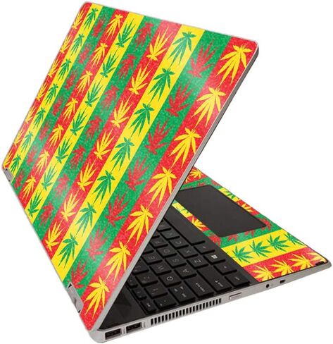 MightySkins Glossy Glitter Skin for HP Pavilion x360 15" (2020) - Yeah Mon | Protective, Durable High-Gloss Glitter Finish | Easy to Apply, Remove, and Change Styles | Made in The USA in Saudi Arabia