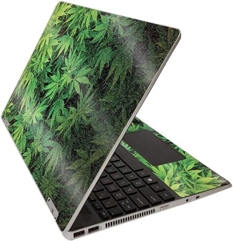 MightySkins Glossy Glitter Skin for HP Pavilion x360 15" (2020) - Yeah Mon | Protective, Durable High-Gloss Glitter Finish | Easy to Apply, Remove, and Change Styles | Made in The USA in Saudi Arabia