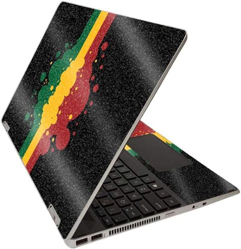 MightySkins Glossy Glitter Skin for HP Pavilion x360 15" (2020) - Yeah Mon | Protective, Durable High-Gloss Glitter Finish | Easy to Apply, Remove, and Change Styles | Made in The USA in Saudi Arabia