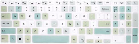 Silicone Keyboard Cover for Dell Inspiron 15 3000 5000 Series/for Dell G3 15 17 Series/for Dell G5 15 Series/Dell G7 15 17 Series/Insprion 17 7786-Flame Colorful in Kuwait