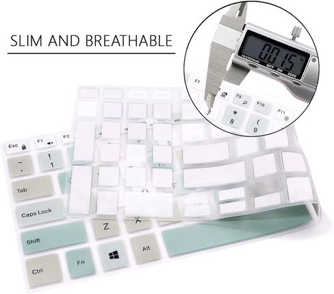 Silicone Keyboard Cover for Dell Inspiron 15 3000 5000 Series/for Dell G3 15 17 Series/for Dell G5 15 Series/Dell G7 15 17 Series/Insprion 17 7786-Flame Colorful in Kuwait