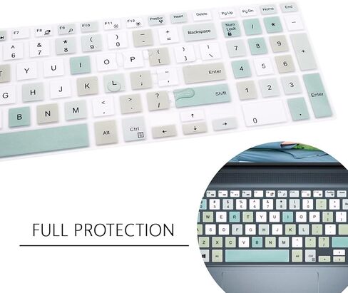 Silicone Keyboard Cover for Dell Inspiron 15 3000 5000 Series/for Dell G3 15 17 Series/for Dell G5 15 Series/Dell G7 15 17 Series/Insprion 17 7786-Flame Colorful in Kuwait