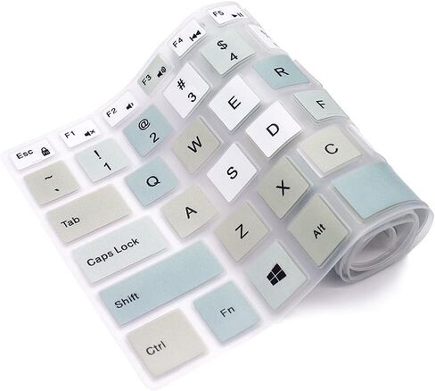 Silicone Keyboard Cover for Dell Inspiron 15 3000 5000 Series/for Dell G3 15 17 Series/for Dell G5 15 Series/Dell G7 15 17 Series/Insprion 17 7786-Flame Colorful in Kuwait