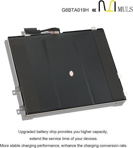 MULS 50Wh G6BTA019H استبدال بطارية الجهاز اللوحي لمايكروسوفت Wacom cintiq Companion 2 DTH-W1310 سلسلة الكمبيوتر اللوحي 0B23-00E00RV 4470mAh 3-Cell in Saudi Arabia