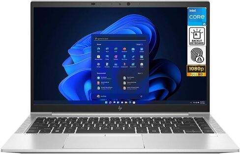 HP EliteBook 840 G8 Business Laptop 14.0" FHD IPS (Intel i5-1145G7 4-Core, 32GB RAM, 1TB PCIe SSD, Intel Iris Xe, Backlit KYB, FP Reader, Thunderbolt 4, WiFi 6, BT 5.2, Win 11 Pro) Bundle with DKZ in Saudi Arabia