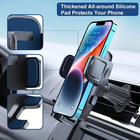 Universal 360 Degree Rotating car air Vent Phone Holder with Metal Hook Mobile car Phone Holder Mount for car in Saudi Arabia