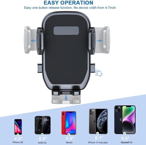 Universal 360 Degree Rotating car air Vent Phone Holder with Metal Hook Mobile car Phone Holder Mount for car in Saudi Arabia