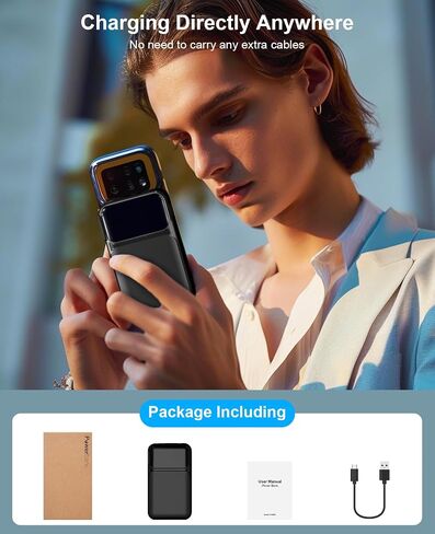 Portable Charger with Built-in Cables & AC Wall Plug, 22.5W Fast Charging 38800mAh USB C in & Out Power bank, Travel Essentials LED Display Phone Battery Pack, Compatible with iPhone Android, etc in Saudi Arabia