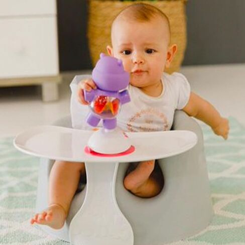 Bumbo Infant Floor Seat Baby Sit Up Chair and Sitting Support for 3 to 12 Months Old with 3 Point Adjustable Safety Strap, 3 Pack, Hemlock Green in Saudi Arabia