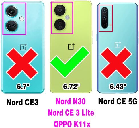 Phone Case for OnePlus Nord N30 5G/CE 3 Lite Wallet with Tempered Glass Screen Protector and Leather Slim Flip Cover Card Holder Stand Cell Accessories OPPO K11x/One Plus 1 1+ N 30/CE3 Women Rose Gold in Saudi Arabia