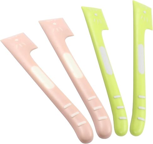 Hitefu Pet Food Spoon Set - Practical Cat Wet Food Spoon with Spatula, Ideal for Dog Food Can Supplies and Canned Food Scoop for Dog Cat Feeding Can - 4 PCS in Kuwait