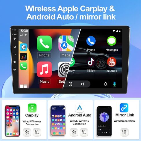[8 Core 4G+64G] ستيريو سيارة Android 13 لسيارة Hyundai Veloster 2011-2015 مع Apple Carplay Android Auto، راديو سيارة بشاشة لمس 9 بوصة مع نظام ملاحة WiF/GPS، بلوتوث، FM/RDS، SWC+AHD كاميرا احتياطية in Kuwait