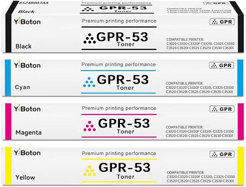 خرطوشة حبر GPR53 GPR-53 عالية الإنتاجية متوافقة مع طابعة ImageRunner Advance iR-ADV C3520 C3520i C3525 C3525i C3530 C3530i. in Kuwait