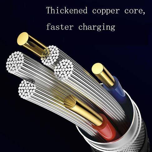كابل شحن USB C إلى USB C، كابل شحن USB C Led، شاحن إضاءة من النوع C، كابل شحن سريع 3A، متوافق مع iPhone15/15Pro/15Plus، S23/S22 (3.3 قدم، أرجواني) in Saudi Arabia