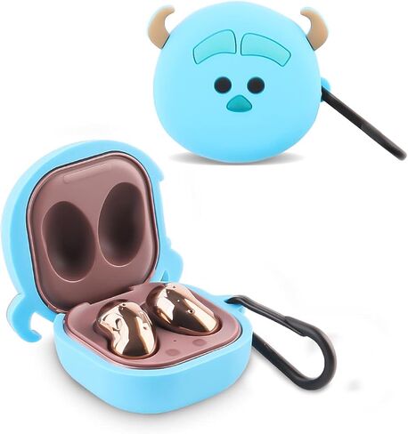 (2 Pack+ Cleaning Pen) Suublg Case for Galaxy Buds FE (2023) / Buds2 Pro (2022) / Buds 2 (2021) / Buds Pro (2021) / Buds Live (2020) Protective Silicone Cover with 3 in 1 Cleaning Brush Pen Tools in Saudi Arabia
