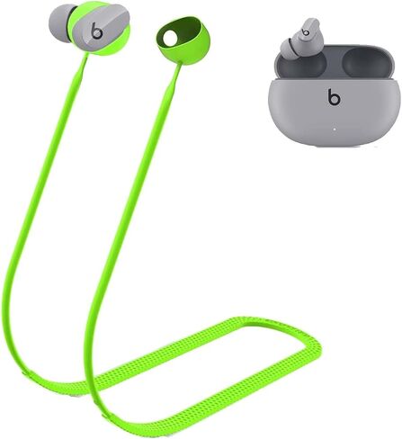 Anti-Lost Strap for Beats Studio Buds,Colorful Soft Strong Silicone Leash Sports Lanyard Accessories in Saudi Arabia