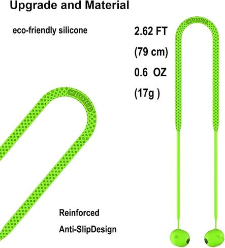 Anti-Lost Strap for Beats Studio Buds,Colorful Soft Strong Silicone Leash Sports Lanyard Accessories in Saudi Arabia
