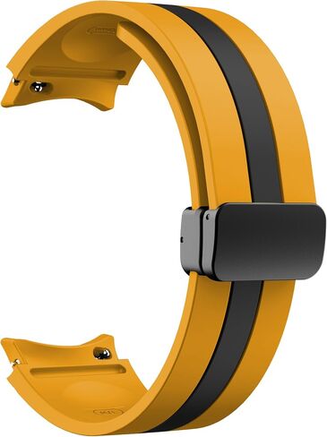No Gap Silicone Magnetic Watch Band, Compatible with Samsung Galaxy Watch 7/6 44mm 40mm/Galaxy Watch 5 Pro 45mm/Galaxy Watch 5 44mm 40mm/Galaxy Watch 4 44mm 40mm, Silicone Sport Watch Strap for Samsung Galaxy Watch in Saudi Arabia
