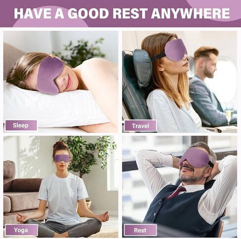 قناع تسخين الميكروويف برائحة الموسم الرطب من بذور الكتان ورائحة اللافندر للعيون الجافة، والشعير، والتهاب البلفاري، وMGD، وتخفيف الصداع النصفي (أرجواني) in Kuwait