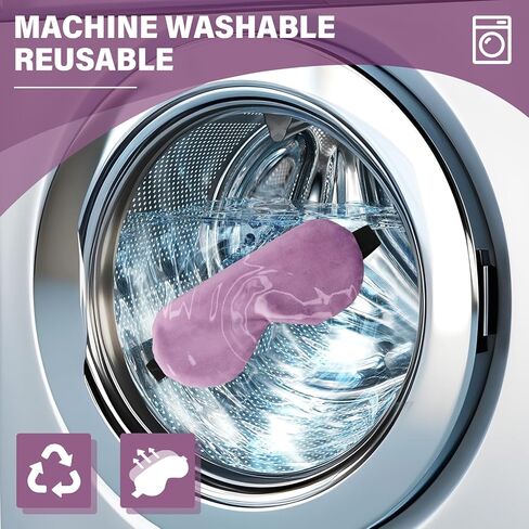 قناع تسخين الميكروويف برائحة الموسم الرطب من بذور الكتان ورائحة اللافندر للعيون الجافة، والشعير، والتهاب البلفاري، وMGD، وتخفيف الصداع النصفي (أرجواني) in Kuwait