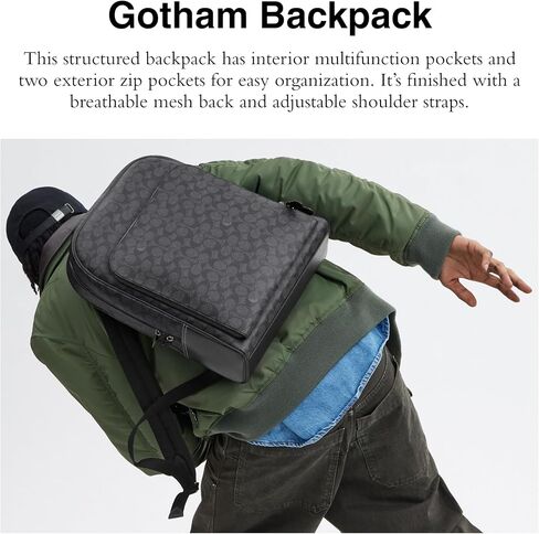 Coach Gotham Backpack, Black in Saudi Arabia