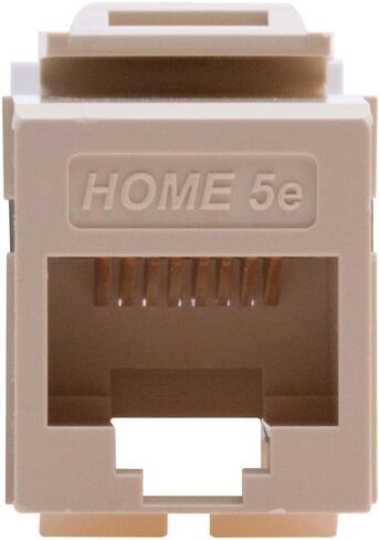 Leviton 5EHOM-RW5 Home 5e موصل إضافي، سلك T568A/B، أبيض in Saudi Arabia