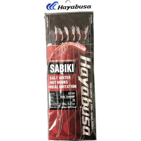 Hayabusa EX124 Real Shrimp 6-Hook Sabiki Rig