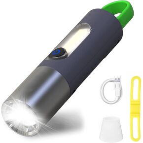 Small Adjustable LED Flashlight, Portable and Rechargeable, with Lampshade for Outdoor Use in Saudi Arabia