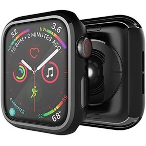 Sincetop Compatible with Apple Watch Case 40mm Series SE/6/5/4, Soft Flexible Ultra-Thin Hard Anti-Scratch and Shockproof TPU iWatch Bumper Cover for Apple Watch Screen Protector 40mm - 1 Pack