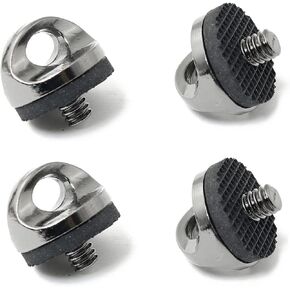 Camera Fixing Screw WELWIK 4pcs 1/4" Camera Neck Strap Screw Holder 1/4-20 Thread Camera Screws with Rubber Washer