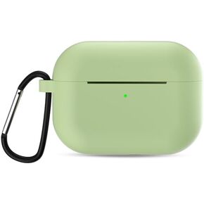 Airpods Pro2 Generation Case Cover: Pro 2nd Generation Apple Airpods Case Soft Silicone Protective Cover with Keychain Hook Airpods Pro 2nd Gen Case Cover with Dust Plug (Light Purple) in Kuwait